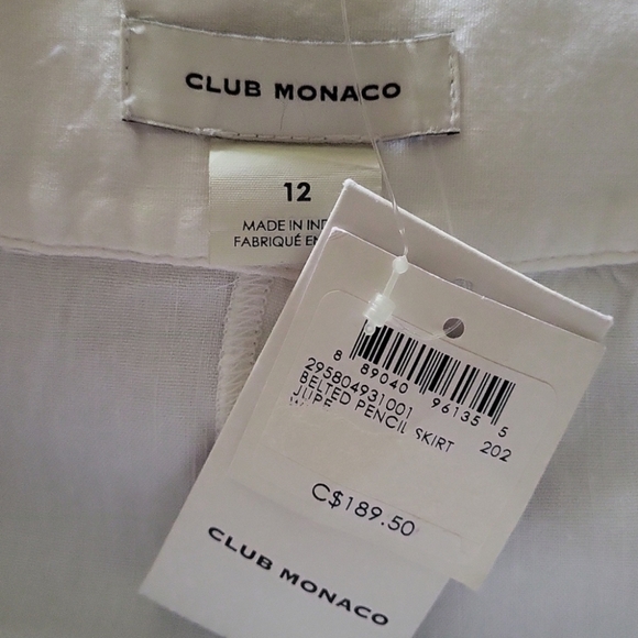Club Monaco Linen Blend Pencil Skirt - Picture 13 of 14
